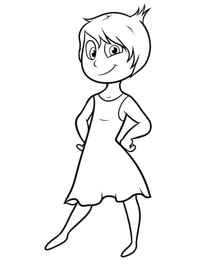 Inside Out Joy da colorare
