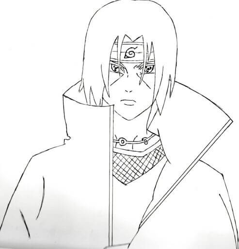 Itachi Stampabile da colorare