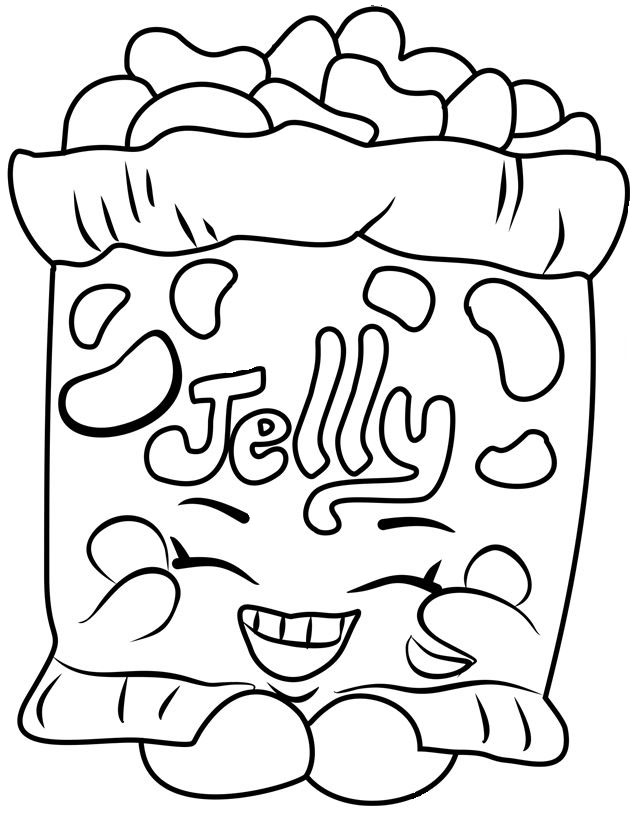 JELLY B Shopkin da colorare