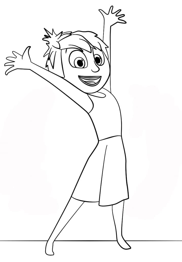 Joy Inside Out da colorare