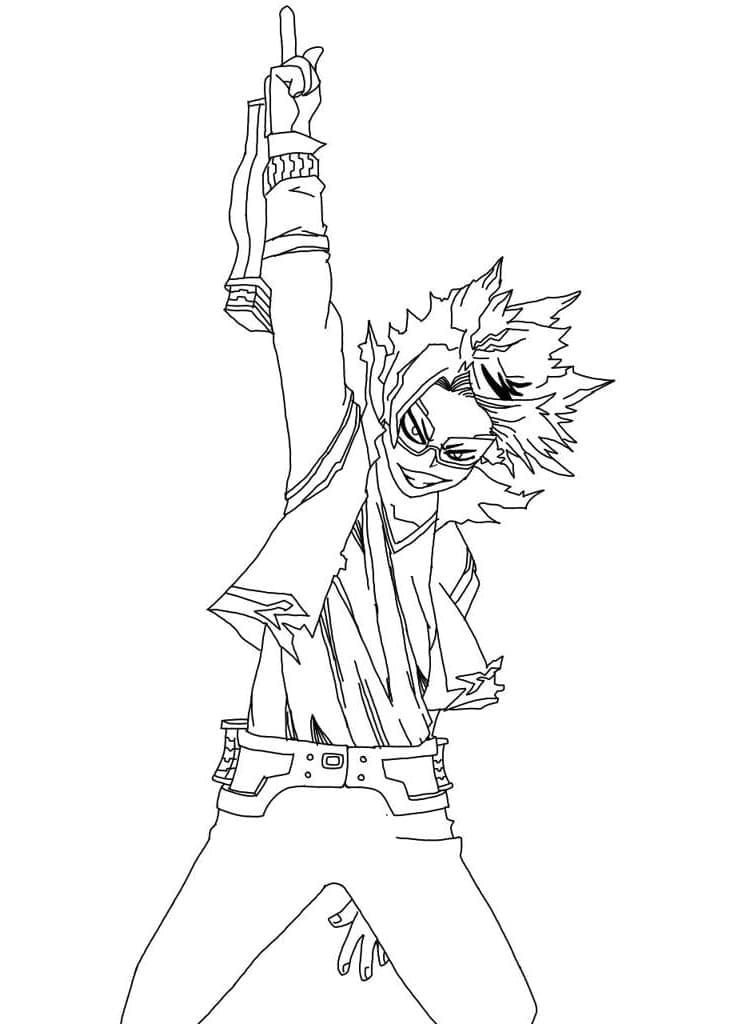 Kaminari in My Hero Academia da colorare