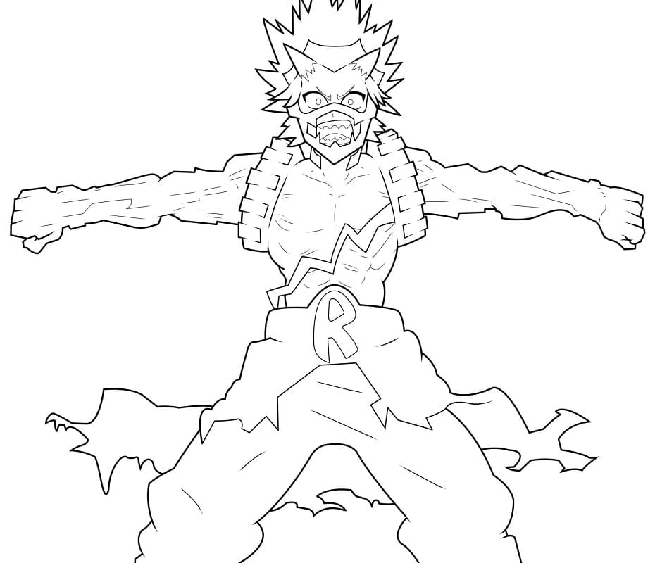 Kirishima gratuito da colorare
