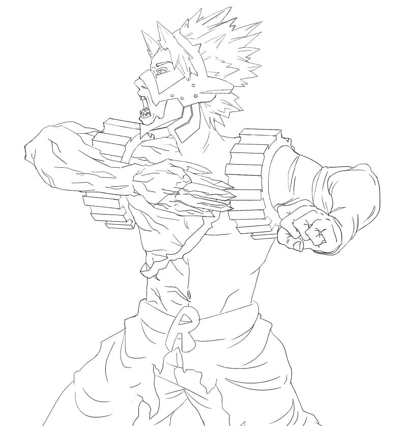 Kirishima Il potere di da colorare
