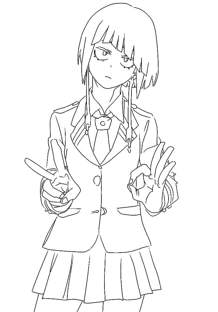 Kyoka Jiro My Hero Academia da colorare