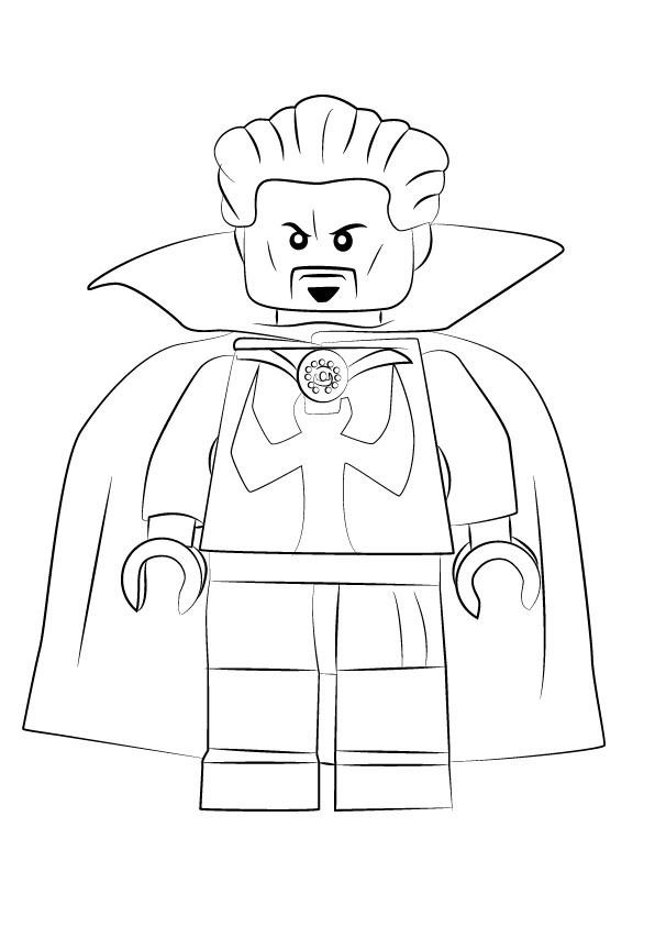 Lego Doctor Strange da colorare