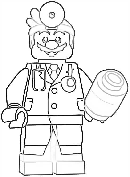 Lego Dr. Mario da colorare