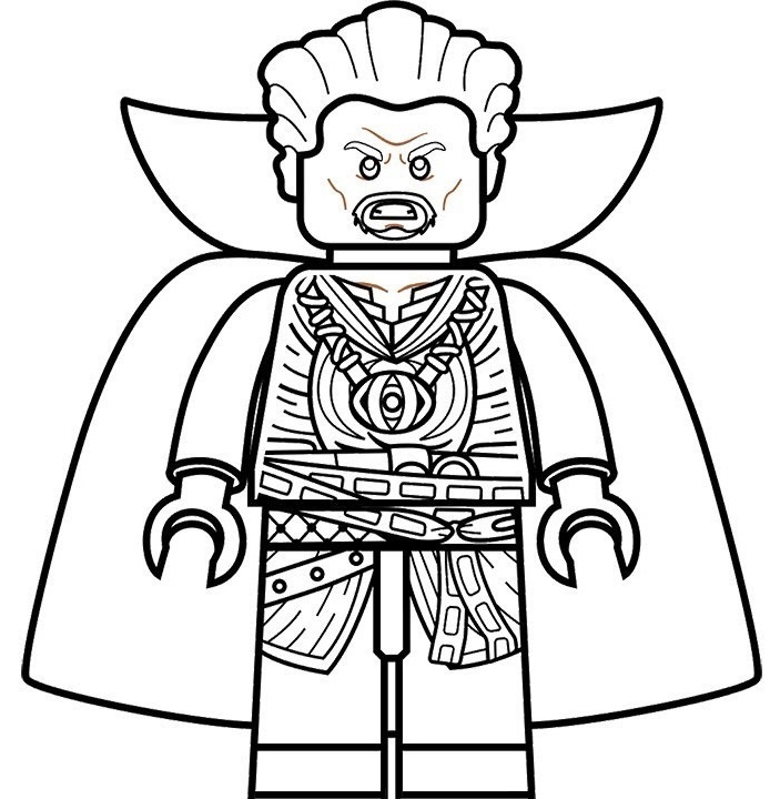 Lego Dr. Strange da colorare