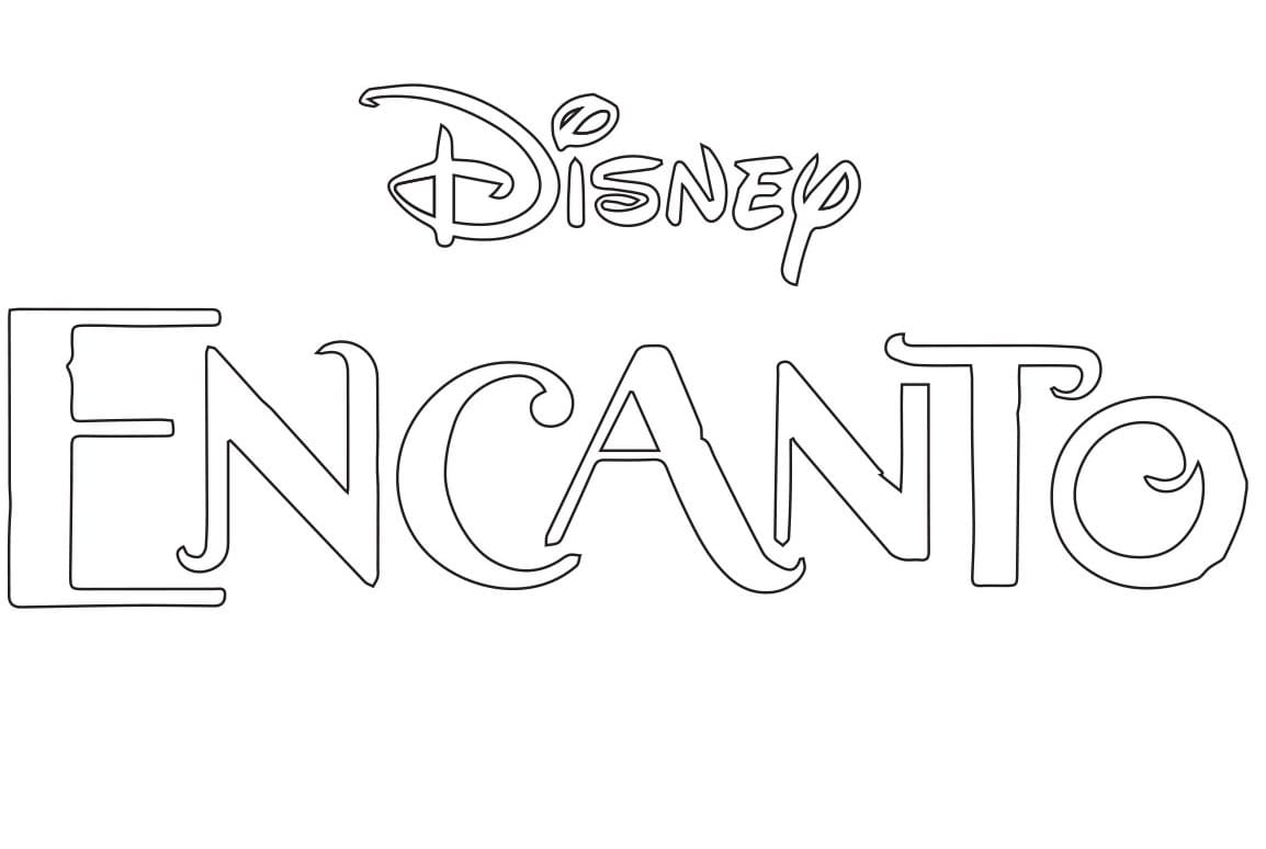 Logo Disney Encanto da colorare