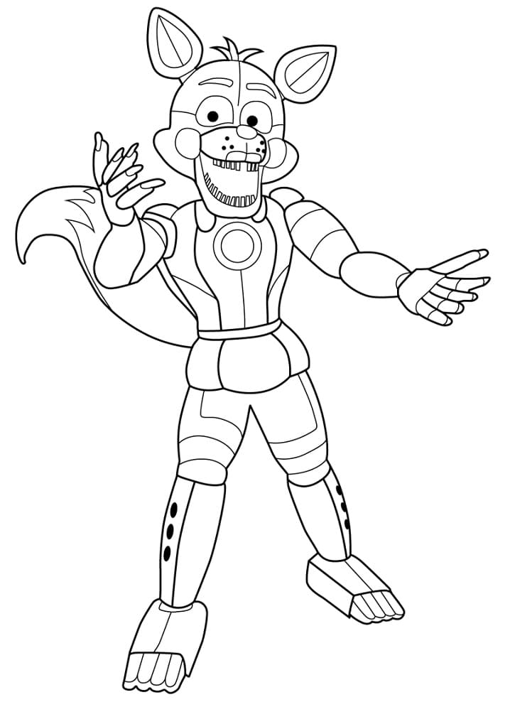 Lolbit FNAF da colorare