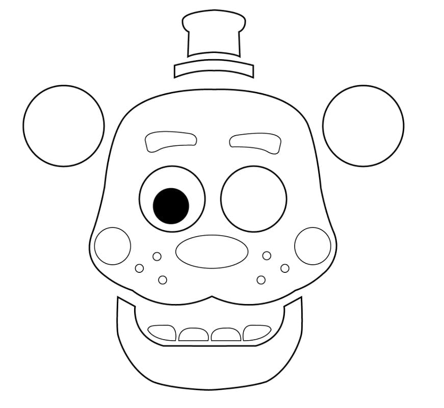 Mancino FNAF da colorare