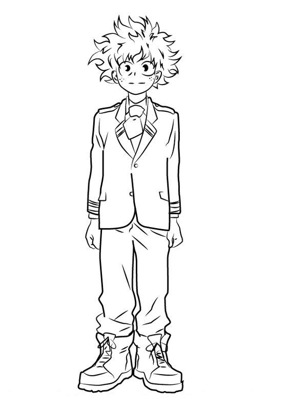 My Hero Academia da colorare