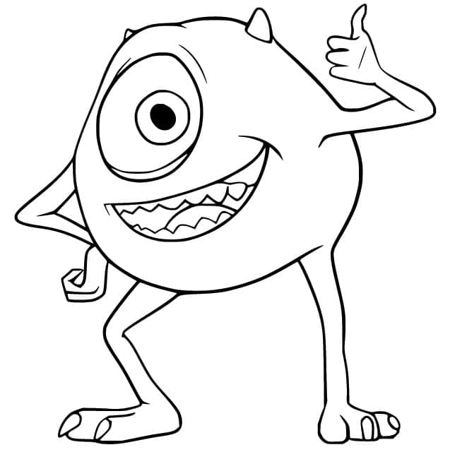 Mike Wazowski di Monsters & Co 