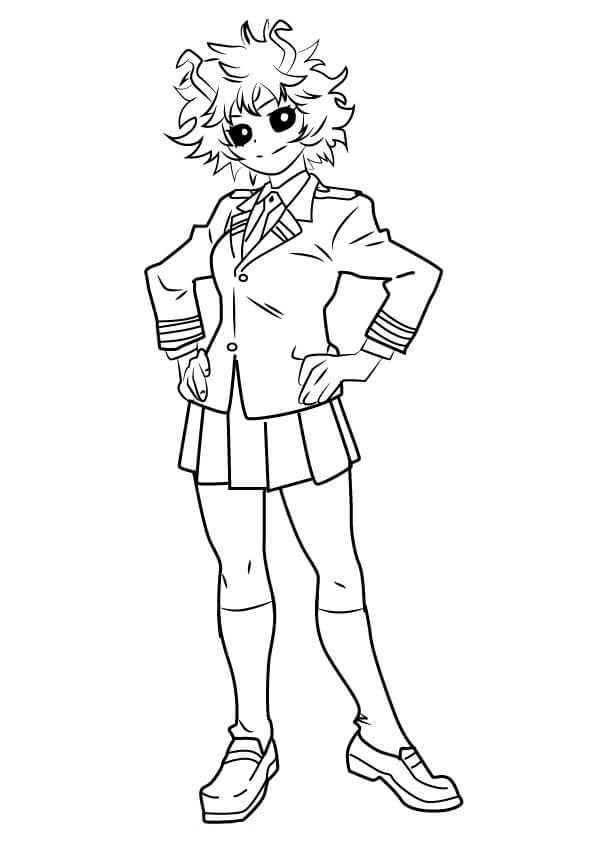 Mina Ashido da My Hero Academia da colorare
