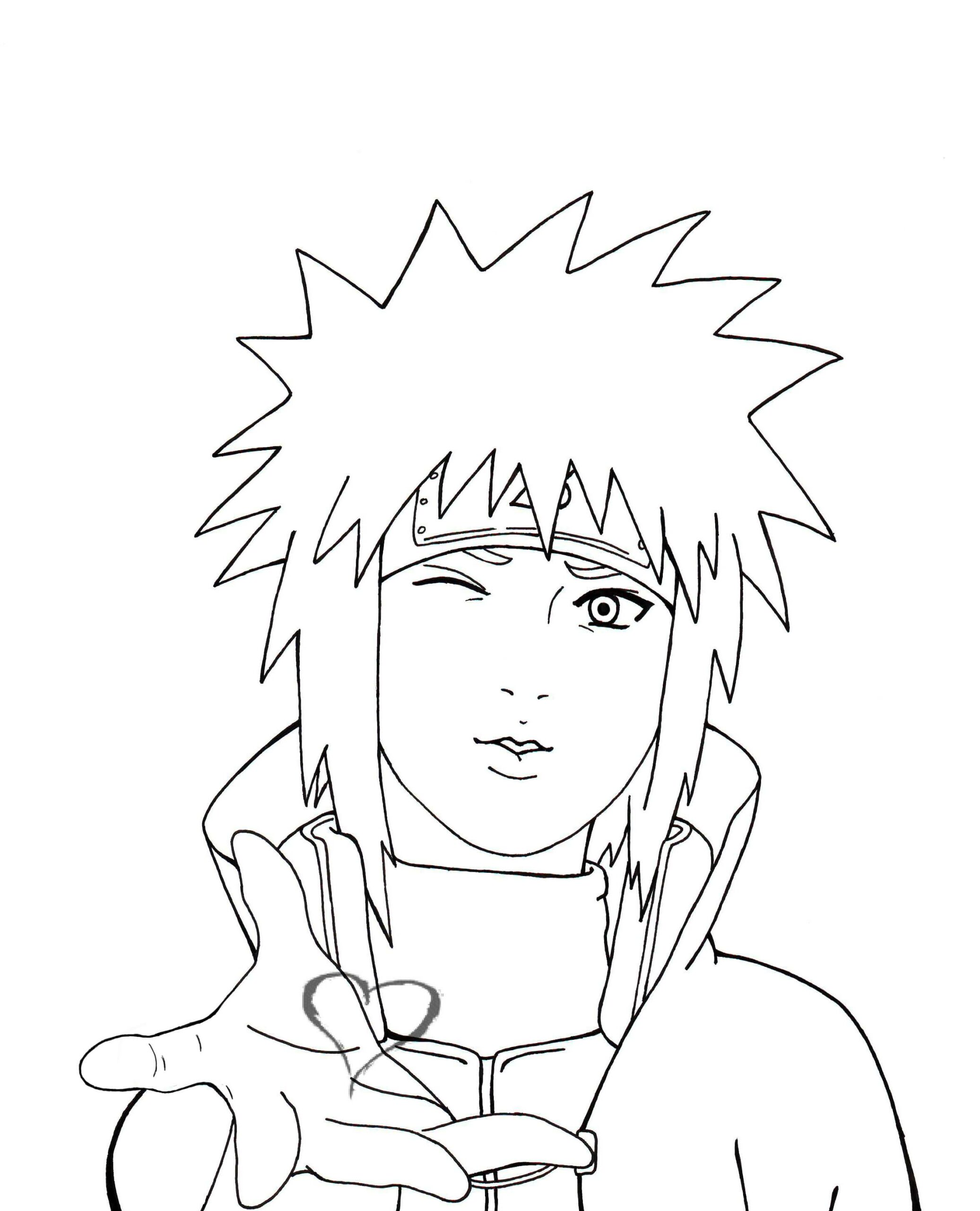 Minato di Base da colorare