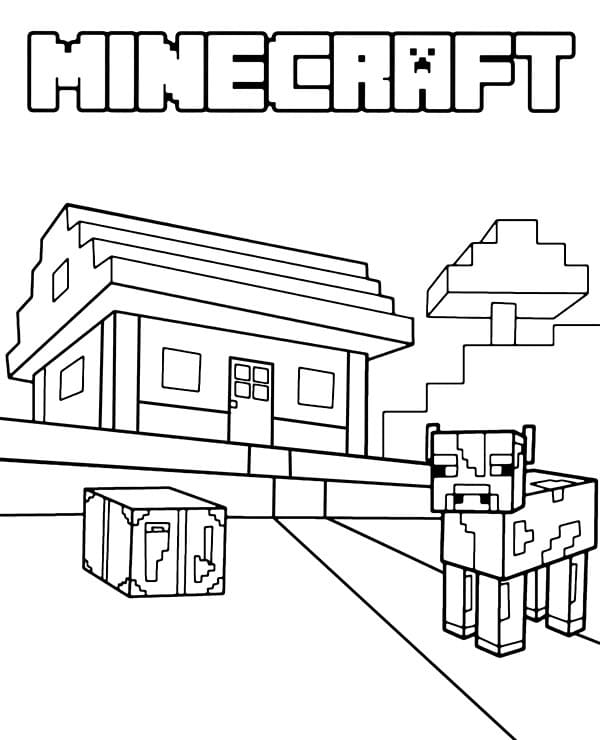 Minecraft Colorare da colorare