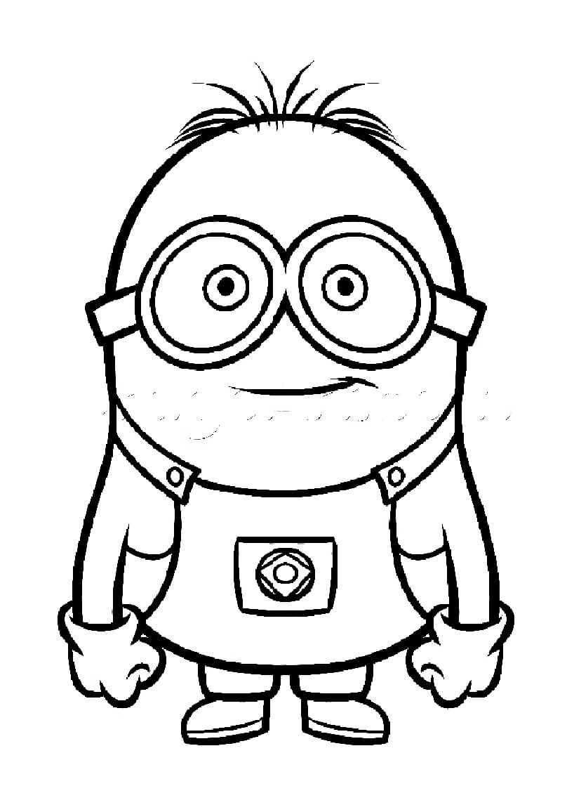 Minion del Bambino da colorare