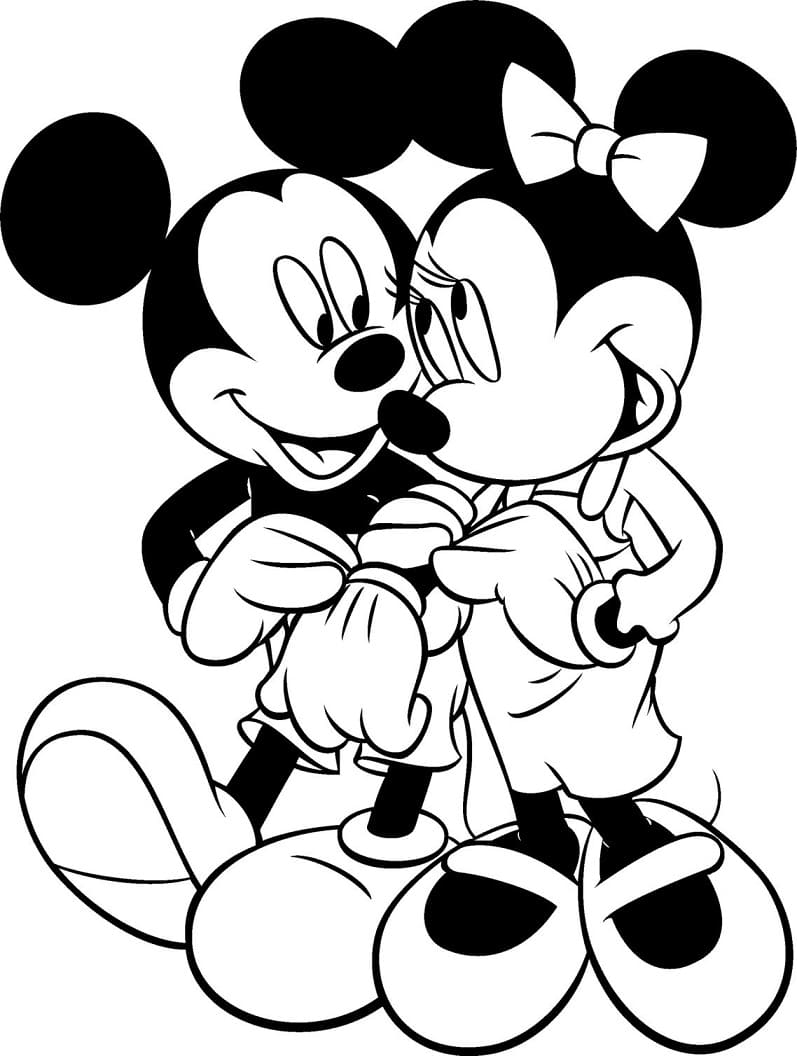 Minni con Topolino 