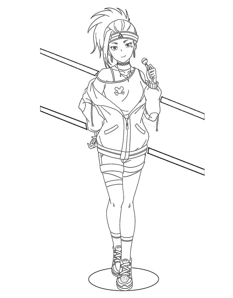 Momo Yaoyorozu in My Hero Academia da colorare