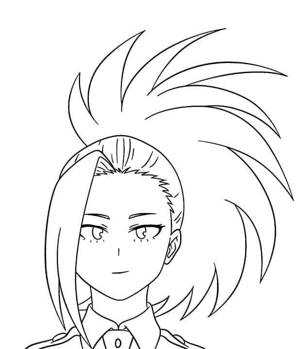 Momo Yaoyorozu da colorare