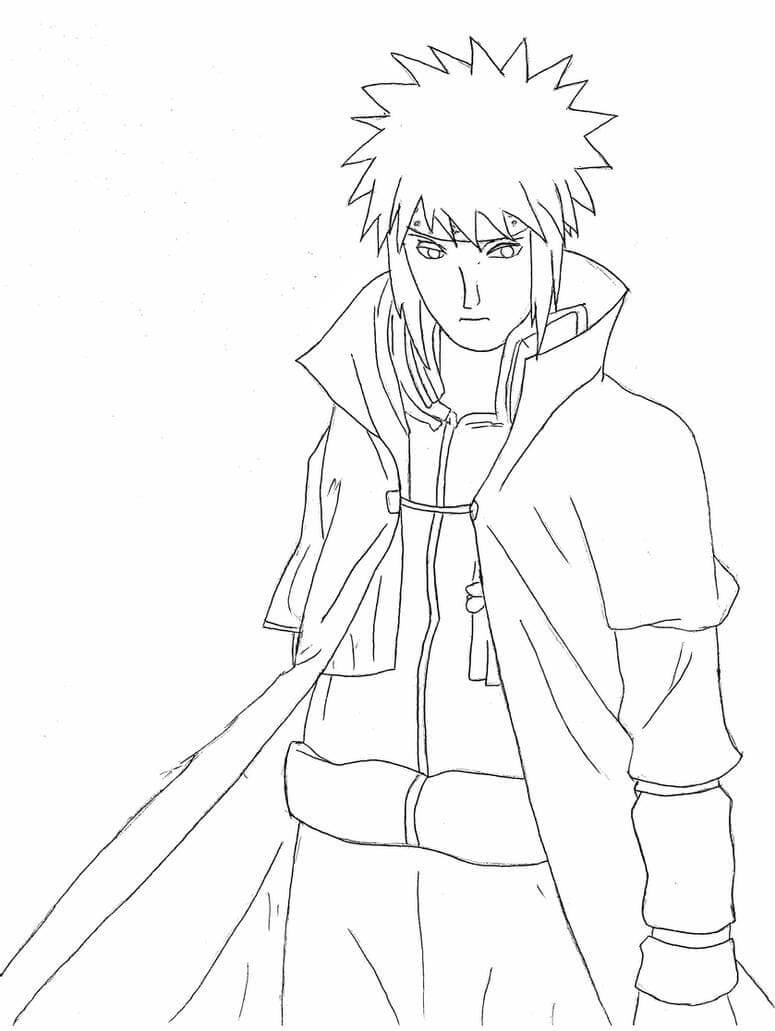 Namikaze Minato Disegno da colorare