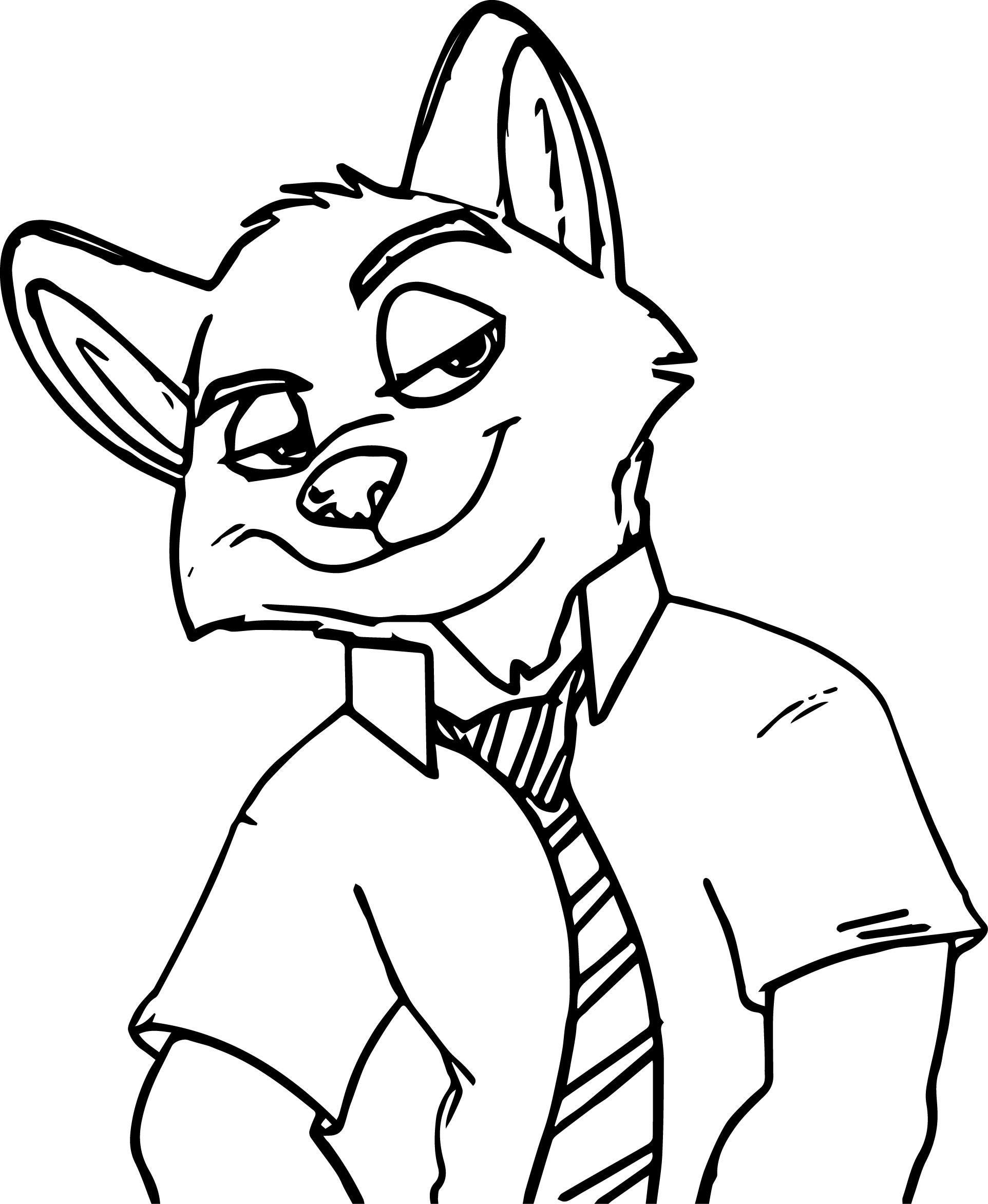 Nick Wilde Sorridente 