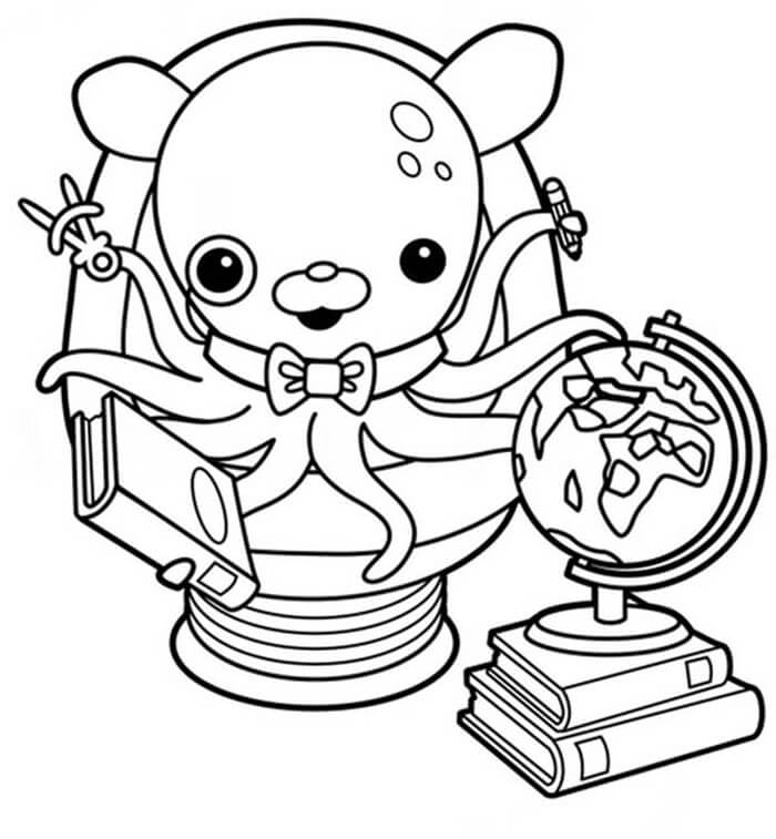 Professor Inkling Octonauts da colorare