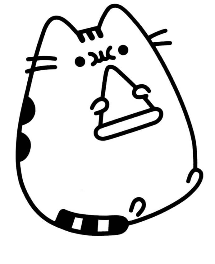 Pusheen stampabile da colorare