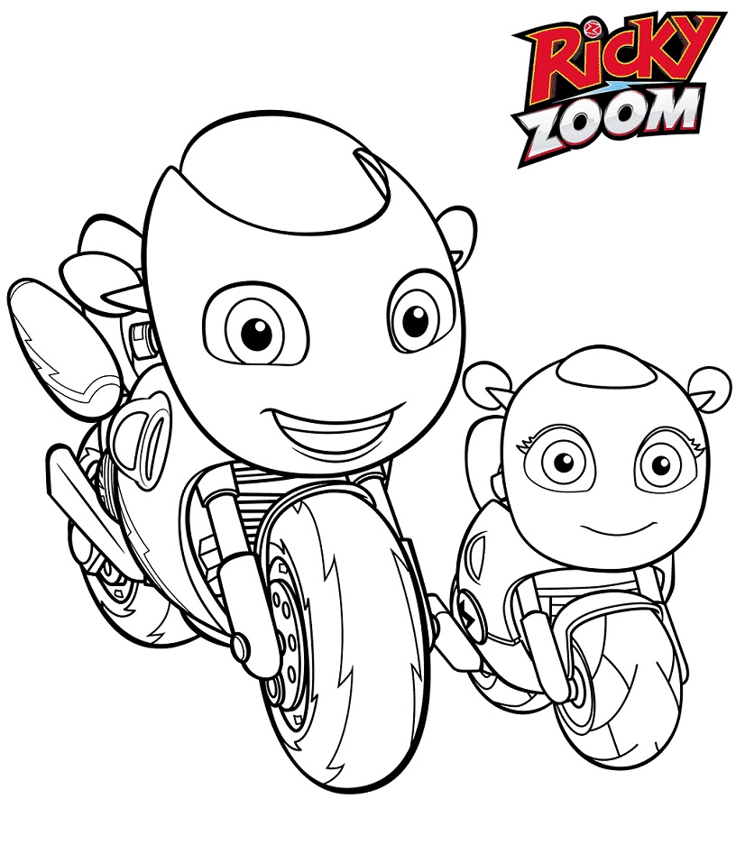Ricky Zoom da colorare