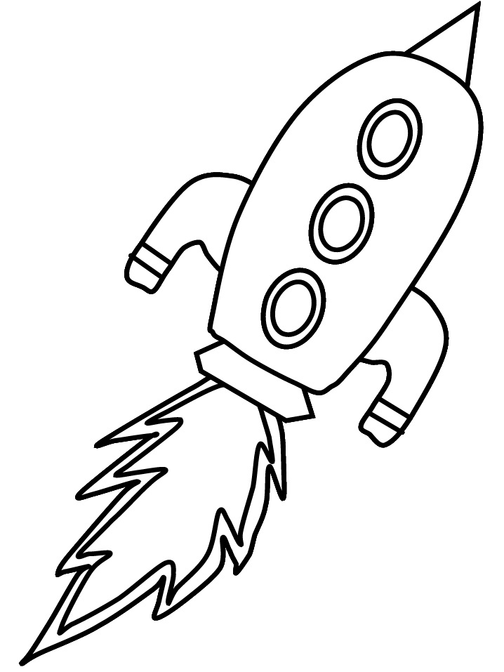 Rocket 2 da colorare