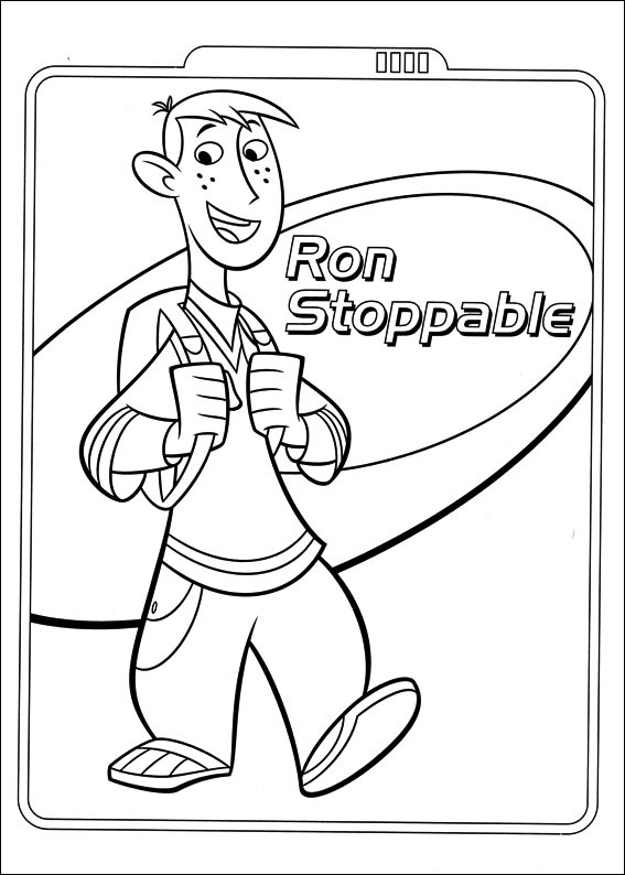 Ron Stoppable gratuito da colorare