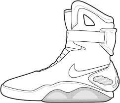 Scarpe Nike Mag da colorare