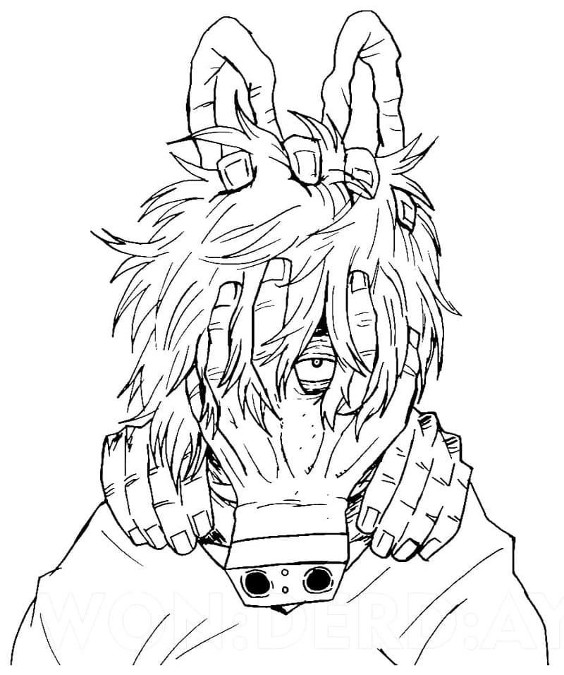 Shigaraki Tomura 1 da colorare