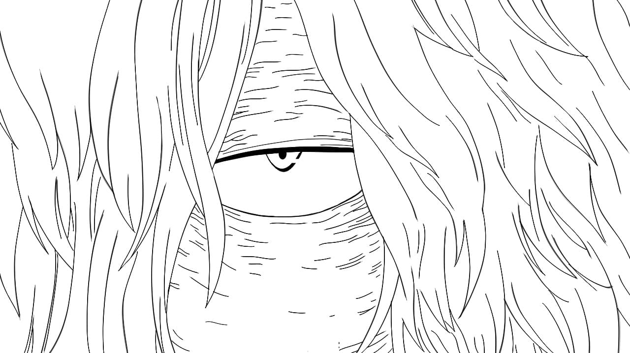 Shigaraki Tomura Eye da colorare