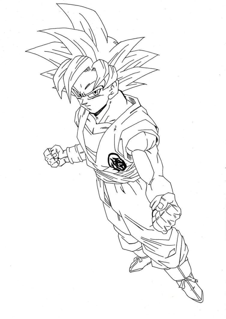 Son Goku sembra arrabbiato 