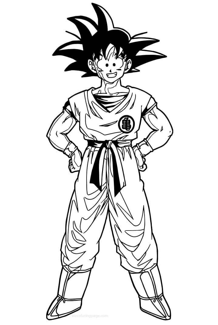 Son Goku sorride 