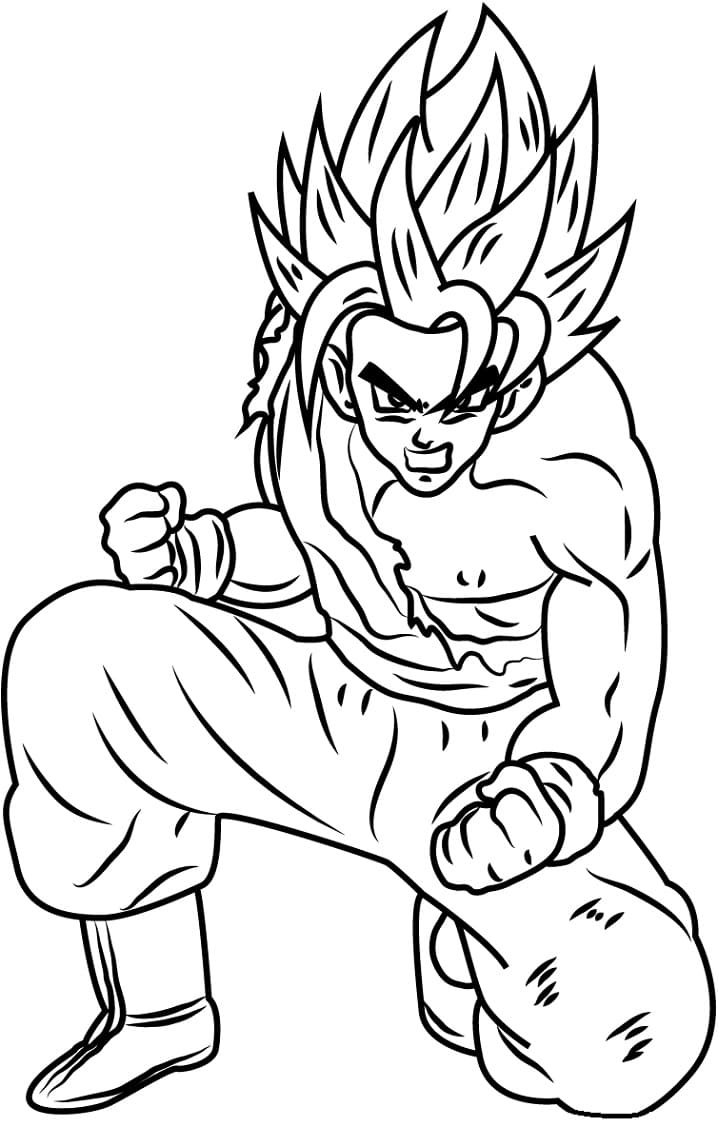 Son Goku sta combattendo HD 