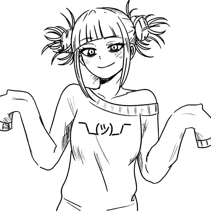 Toga Himiko da My Hero Academia da colorare