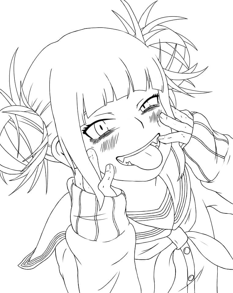 Toga Himiko My Hero Academia da colorare