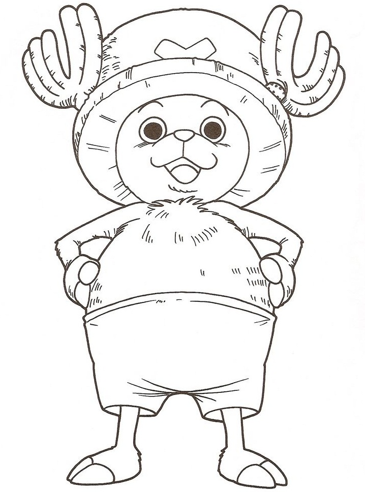 Tony Tony Chopper da colorare