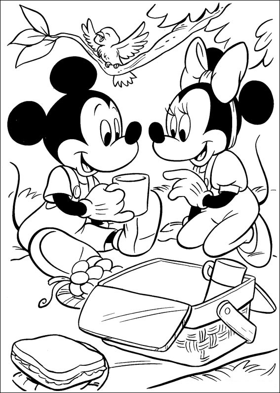 Topolino e Minnie a un Picnic 