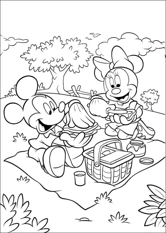 Topolino e Minnie al Picnic 