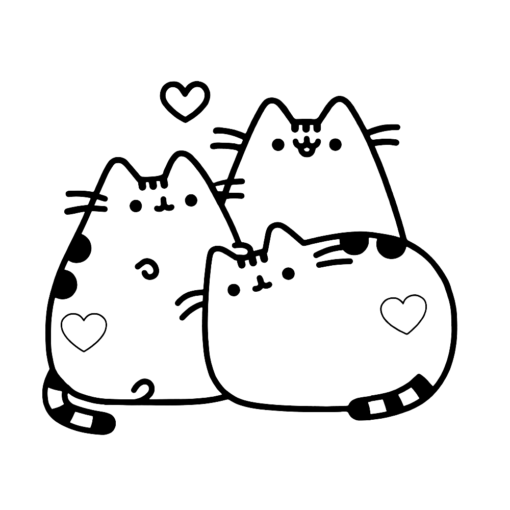 Pusheen da colorare