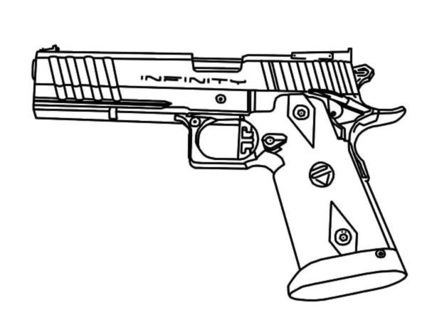 Un colpo singolo o multi-colpo è una pistola da colorare