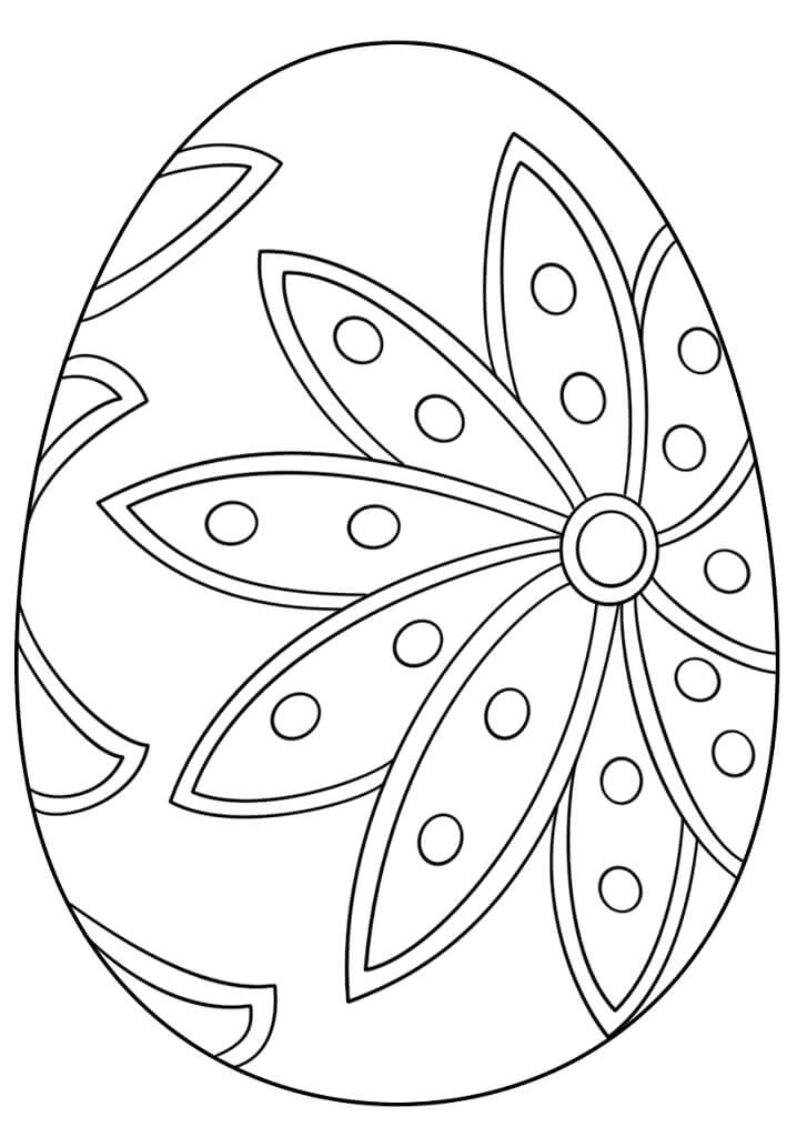 Uovo di Pasqua con Fiore 