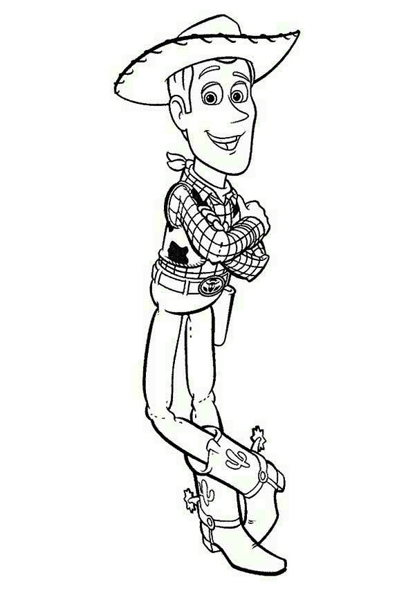 Woody sorridente 