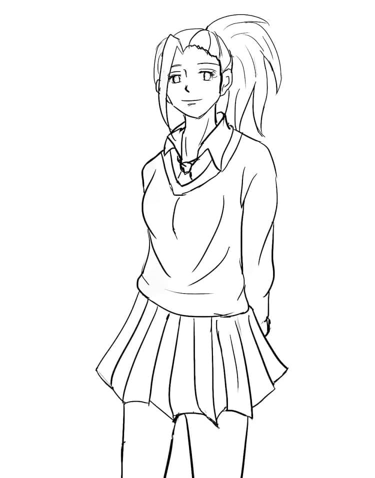 Yaoyorozu da My Hero Academia da colorare