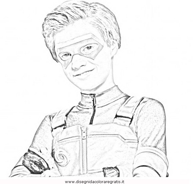 henry danger coloring pages – Henry Danger Sketch Coloring Page 