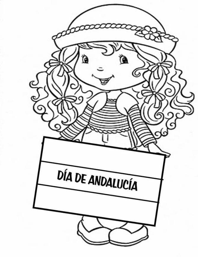 Andalusian päivä da colorare