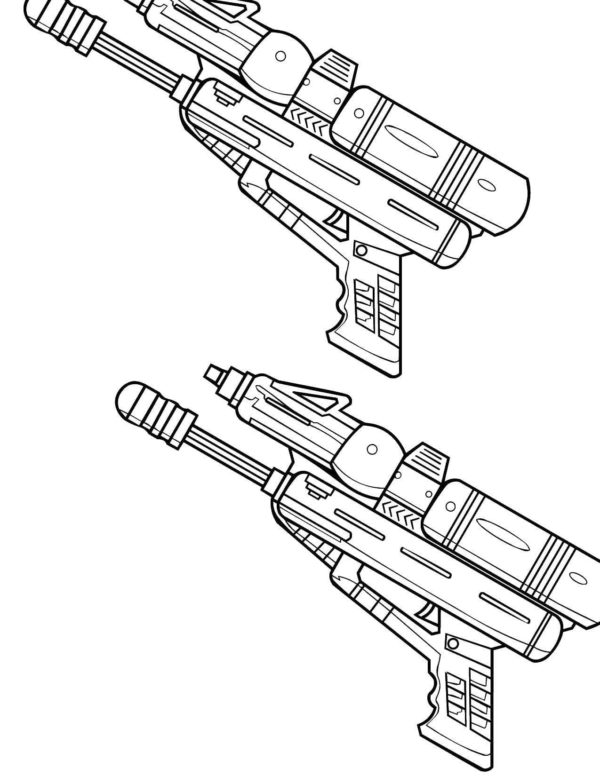Blaster giocattolo da colorare