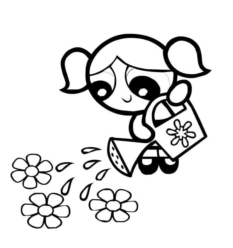 Buttercup delle Superchicche da colorare